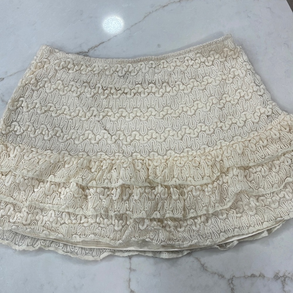 Moda International lace skirt with attached she’ll
